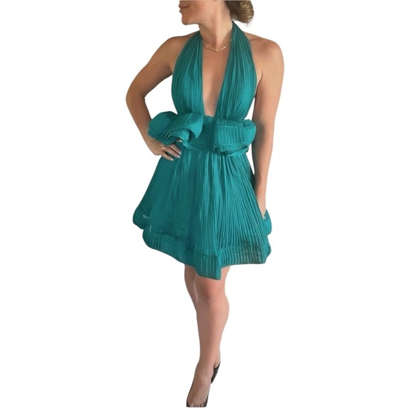 Jovani Halter Cocktail Dress - Picture 1 of 3